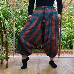 Pantalón Afgano de Lana de Invierno de la Mejor Calidad, Estilo Bohemio, Unisex, GC-AP-126, para Exportación Mundial desde India. - Product Image 2