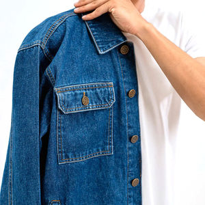 เสื้อเชิ้ตเดนิมถักสำหรับผู้ชาย ปรับแต่งได้ นุ่ม สบาย ระบายอากาศดี ดีไซน์โดดเด่น พร้อมโลโก้ส่วนตัว ราคา - Product Image 6