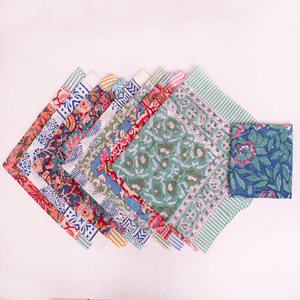 Custom Design 100% Cotton Women's Floral Scarf Spring Neck Square Head Multifunctional <b>Bandana</b> Eco-Friendly Breathable - Product Image 4