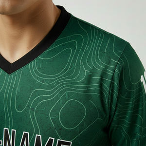 Conjunto de uniforme de fútbol personalizado, camiseta sublimada y pantalones cortos a juego - Product Image 4