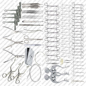 Kit complet d'instruments chirurgicaux orthopédiques pour craniotomie et laminectomie, 78 pièces, kit professionnel de neurochirurgie - Product Image 4