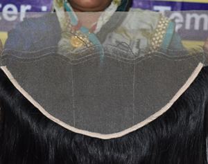 Cuticule de cheveux naturels vierges naturels de qualité alignés non traités 13*4 Extensions de cheveux humains indiens droits frontaux - Product Image 6