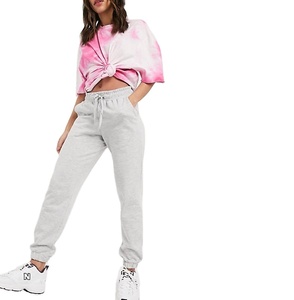 Pantalon de survêtement pour femme, personnalisé, décontracté, en molleton de coton, taille haute, avec cordon de serrage, motif à carreaux, respirant, pour l'hiver - Product Image 1