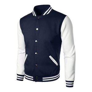 Chaqueta Varsity de Invierno para Hombre, Estilo Vintage, Personalizada OEM, de Alta Calidad, con Cuello Alto, Transpirable y Resistente al Viento, con Opciones de Logotipo Personalizado - Product Image 2