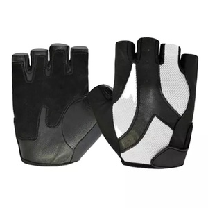 GAF Fashion Colorful Lifting Gloves Breathable PU Leather Non-Slip Half Finger Lace-up Closure <b>Weight</b> Lifting Outdoor Sports - Product Image 3