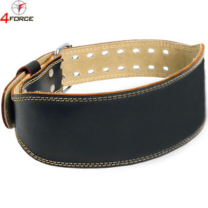 OEM Factory Custom Logo Genuine Leather Powerlifting Belt Heavy Duty Weightlifting Belt Gym Belt Wholesale Manufacturer - Product Image 1