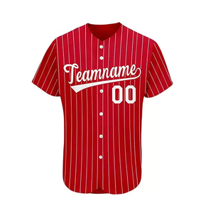 Maillots de baseball personnalisables en polyester par sublimation, séchage rapide, pour jeunes et adultes, tailles pour professionnels - Product Image 5