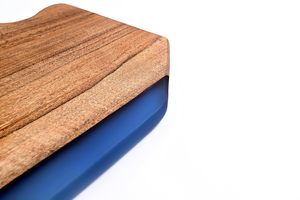 Durable and Stylish Resin Wooden Chopping Board for Precise Chopping Slicing and Dicing of Vegetables Fruits and Meats - Product Image 4