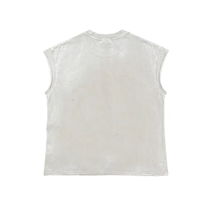 Custom Oversized Graphic Printed <b>Tank</b> <b>Top</b> 100% Cotton Jersey Soft Fabric <b>Vintage</b> Style Sleeveless T Shirt Unisex OEM Wholesale - Product Image 2