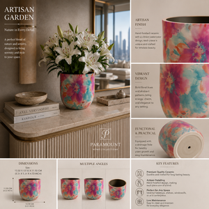 Maceta de Hierro Vintage Ecológica al por Mayor, Recubierta con Pintura en Polvo de Pátina Verde, Hecha a Mano para Decoración del Hogar y Jardín - Product Image 4