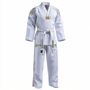 ชุดยูนิฟอร์มสำหรับนักมวย เทควันโด ยูโด แบบ unisex สำหรับศิลปะการต่อสู้ ระบายอากาศได้ดี น้ำหนักเบา ทรงเข้ารูป ผลิตจากผ้าฝ้าย/ใยไผ่ เหมาะสำหรับการฝึกซ้อม - Product Image 4