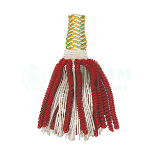 Frange de pompons décoratifs légers en fil d'or pour rideaux, vêtements, vêtements liturgiques et décoration textile de maison - Product Image 4
