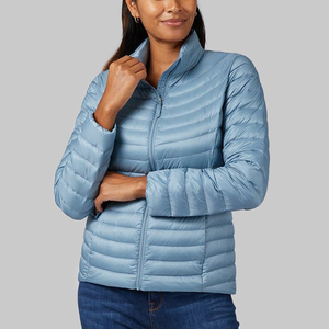 Veste matelassée légère personnalisée, imperméable, pour l'hiver, fabrication OEM ODM, service d'échantillonnage disponible - Product Image 2