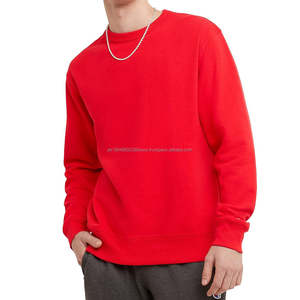 Venta al por mayor personalizado pesado Casual pulóver sudaderas de los hombres de gran tamaño de cuello redondo estilo de invierno de talla grande suéteres sudaderas con capucha - Product Image 4