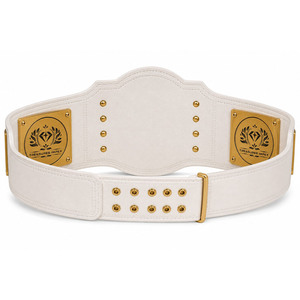 Ceinture de champion personnalisée en métal doré et blanc pour femme, cadeau promotionnel intercontinental de Treasures Impex - Product Image 6
