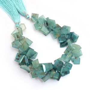Cuentas facetadas de granidierita de 7x9mm-10x14mm, cuentas de granidierita natural con corte escalonado, piedras semipreciosas pulidas para joyería - Product Image 2
