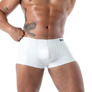 Slip en cuir respirant à taille haute et sans fond, en dentelle, effet seconde peau en latex, blanc, pour homme, style fetish, clubwear, sexy, dos ouvert - Product Image 2