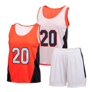 เสื้อแข่งลาครอสแบบซับลิเมชั่นเต็มตัว ราคาประหยัด สั่งทำได้ตามต้องการ ชุดกีฬาสำหรับทีม ผู้ใหญ่ ระบายอากาศได้ดี แบบไม่มีแขน เสื้อลาครอสชาย - Product Image 5