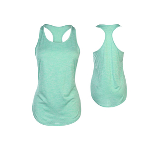 Camiseta Deportiva de Secado Rápido para Mujer, Estilo Racerback, para Yoga, Gimnasio, Running, Sin Mangas, Color Azul Jaspeado, Ropa Deportiva Activa, Chaleco de Entrenamiento - Product Image 6