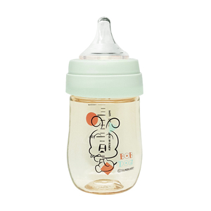 Bobdog Bebe-Chuchu Biberón Menta 180ml Anti Cólicos Sin BPA Cuello Ancho Fácil Agarre Tapa Fácil de Abrir Transparente 0 Meses - Product Image 2