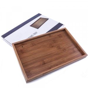 Bandeja Rectangular de Madera Hecha a Mano – Elegante Bandeja de Madera Natural para Desayuno, Té, Café y Aperitivos para Cocina, Mesa de Comedor - Product Image 2