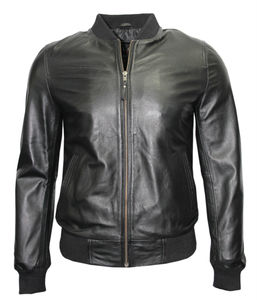 Wholesale Men's <b>Genuine</b> Leather Winter Jacket Breathable Outerwear Ready to Ship Low MOQ for Boutiques and Apparel Stores - Product Image 6