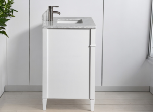 36 Inch Modern Luxury Vanity Mirror Set with Fashional Vanity Set Cabinet Single Sink Mirror Bathroom Vanity Marble Top - Product Image 3