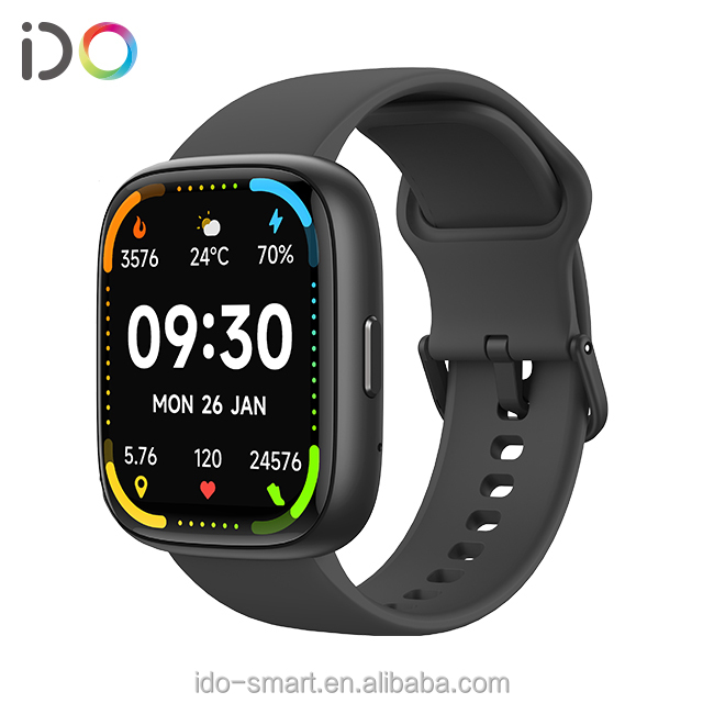 Cost-effective 1.83 Inch Square Smart Watch with BT Calling and Voice Assistance For Android and IOS