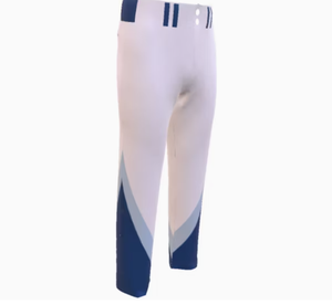 Pantalons de baseball à rayures longues pour hommes, personnalisés avec logo sublimé, vente en gros - Product Image 1