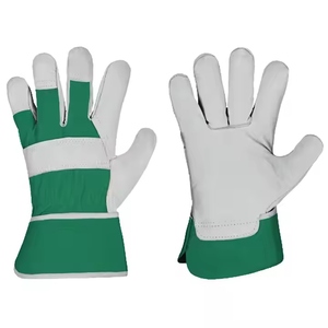 Guantes de Trabajo de Cuero Extra Resistentes, Cómodos, Antiestáticos, Antivibraciones, para Jardinería, Seguridad Industrial, de Algodón - Product Image 6