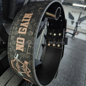 <b>Weight</b> Lifting Belt for Gym <b>Training</b> Custom Logo and Color Natural Rubber & PVC Waterproof by BURAQ MMA SPORTS - Product Image 2