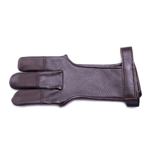 Gants de tir à l'arc de qualité supérieure, gants en cuir réglables pour la chasse, la pratique du tir sur cible et les activités sportives de plein air - Product Image 6