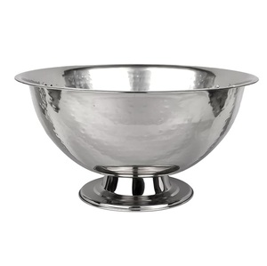 Wholesale Stainless Steel Beverage Tub <b>Wine</b> & Champagne Server with Hammered Silver Finish for Parties, <b>Bars</b>, Hotels & Catering - Product Image 4