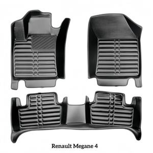 Tappetini Auto in Pelle 5D su Misura, Copertura Completa per <span class=keywords><strong>Renault</strong></span> Megane Fluence <span class=keywords><strong>Scenic</strong></span>, Impermeabili e Antiscivolo - Product Image 1