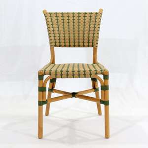 เก้าอี้รับประทานอาหารหวายทันสมัยพร้อมพนักพิง ดีไซน์เรียบง่าย เป็นมิตรกับสิ่งแวดล้อม เฟอร์นิเจอร์ทนทานสำหรับร้านอาหาร คาเฟ่ อพาร์ตเมนต์เชิงพาณิชย์ - Product Image 5