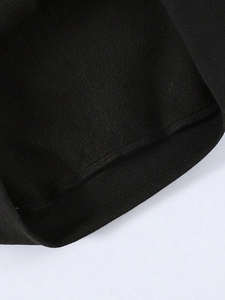 Sudadera con Capucha Negra Clásica para Hombre, Sudadera Informal, Ropa de Calle para Invierno - Product Image 4