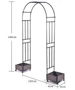Arco de Enrejado para Jardín de 86.6 Pulgadas de Alto, Decoración para Fiestas - Product Image 5