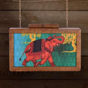 Bolso de Mano Ecológico de Madera para Mujer, para Fiestas Nocturnas, Artículos Promocionales para Fiestas - Product Image 1