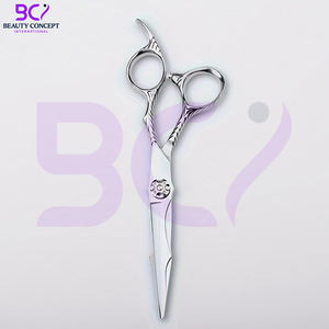 ชุดกรรไกรตัดผมและกรรไกรซอยผม, เครื่องมือช่างตัดผมสแตนเลสสตีลความหนาแน่นสูง ดีไซน์ใหม่ล่าสุด กรรไกรสำหรับร้านเสริมสวย - Product Image 3