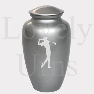 Golf Swing Cremation Urn <b>for</b> Human <b>Ashes</b> Memorial Funeral Urn Decorative <b>Keepsake</b> <b>Ash</b> Container Sports Theme - Product Image 2