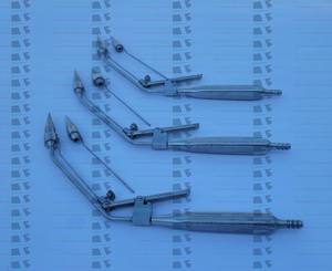 ปืนดูดและผูกหลอดเลือดสำหรับริดสีดวงทวารคุณภาพสูง 3 ชิ้น แบบปลายโค้งลง พร้อมหัวกรวยสองขนาดสำหรับการผ่าตัดริดสีดวงทวาร - Product Image 3