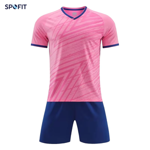 เสื้อฟุตบอลสั่งทำพิเศษ ชื่อทีมและหมายเลขส่วนตัว ผ้าโพลีเอสเตอร์ 100% สำหรับผู้ใหญ่ แห้งเร็ว คอวี ทรงพอดีตัว/ทรงปกติ สำหรับเล่นกีฬา - Product Image 2