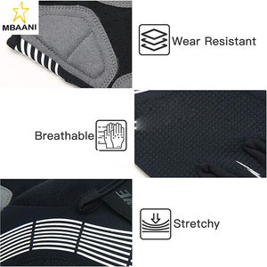 Guantes de Ciclismo - Guantes de Bicicleta Acolchados de Medio Dedo con Características Antideslizantes, Transpirables y de Absorción de Impactos para Ciclismo de Montaña y Carretera - Product Image 4