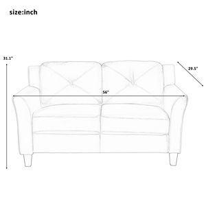 Set da Soggiorno a 3 Pezzi con Bottoni Trapuntati: Poltrona, Divanetto e Divano - Product Image 6