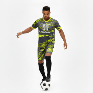 Uniforme de Fútbol Personalizado con Logotipo y Nombre del Equipo, Secado Rápido, 100% Poliéster, Conjunto de Uniforme de Fútbol Sólido de Alta Calidad - Product Image 1