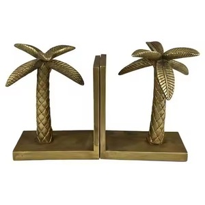 Vintage Metal Bookends Strong <b>Book</b> Holder Non Slip <b>Book</b> Stopper Office Desk Shelf Organizer Home Decor - Product Image 5