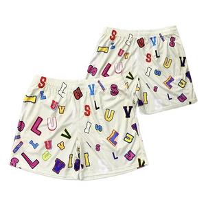 Custom Design Custom Sublimation Print <b>6</b> inch inseam Mesh Shorts Quick Dry Unisex mesh short <b>Basketball</b> Double Layer Mesh Shorts - Product Image 1