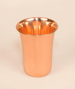 Gobelet artisanal classique en cuivre émaillé, motif floral, écologique, sans BPA, léger, anti-fuite, pour fêtes, maison, restaurant - Product Image 2
