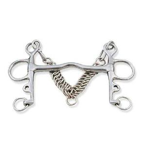 Mors de cheval Pelham OEM/ODM – Mors en acier inoxydable avec chaîne de bridage pour l'équitation et le dressage - Product Image 2