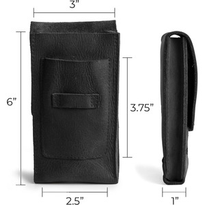 Estuche para cigarros de cuero de alta calidad con cortador integrado y diseño de cuero hecho a mano para uso ejecutivo, a la venta a bajo precio. - Product Image 3